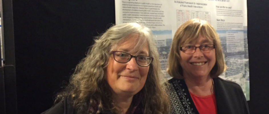 Bernie Pauly and Marjorie MacDonald at CPHA 2017